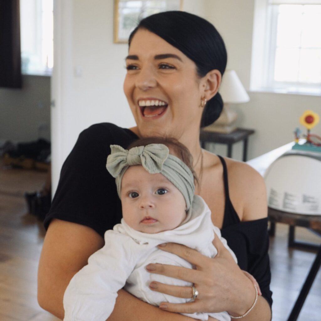 Amy with her daughter