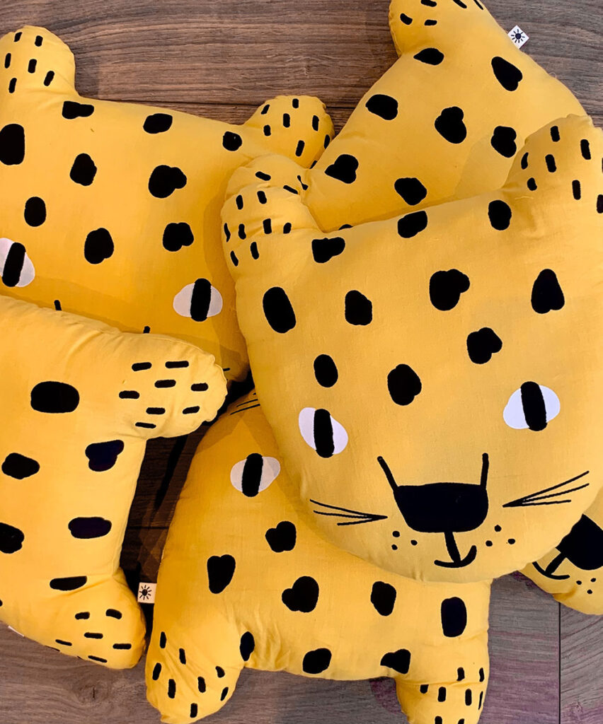 Little leopard cushions